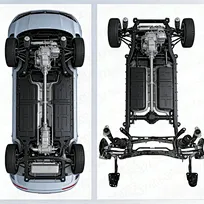 Genuine Geely chassis part subframe axle or frame suspension component